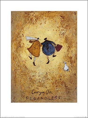 Image of The Art Group Sam Toft (Carrying on Regardless) -Art Print 30 x 40cm, Paper, Multicoloured, 30 x 40 x 1.3 cm