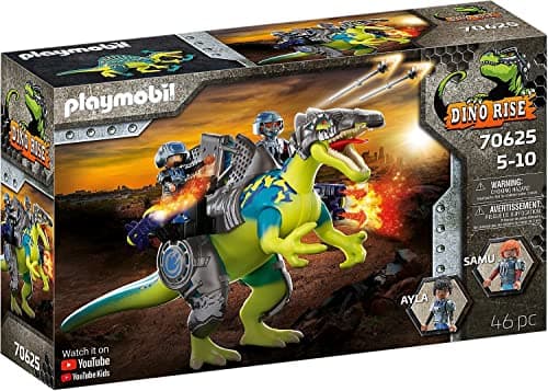 Image of Playmobil Dino Rise 70625 Spinosaurus: Double Defence Power, Ages 5+, Multi-coloured