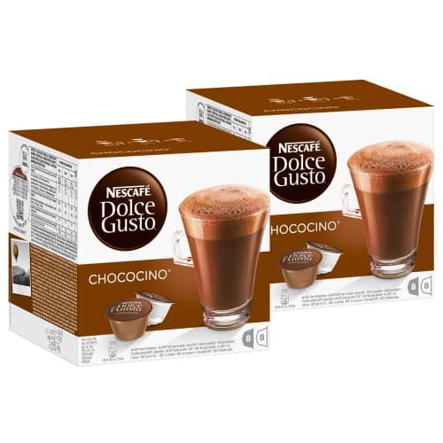 Image of Nescafé Dolce Gusto Chococino, Pack of 2, 2 x 16 Capsules (16 Servings)