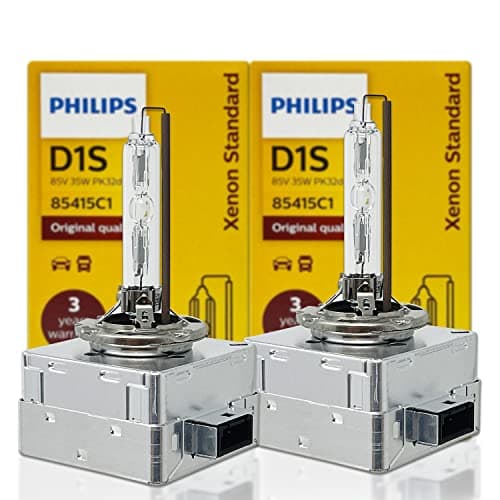 Image of 2x PHILIPS D1S BULB 85415 85V 35W PK32d-2 9285 148 294