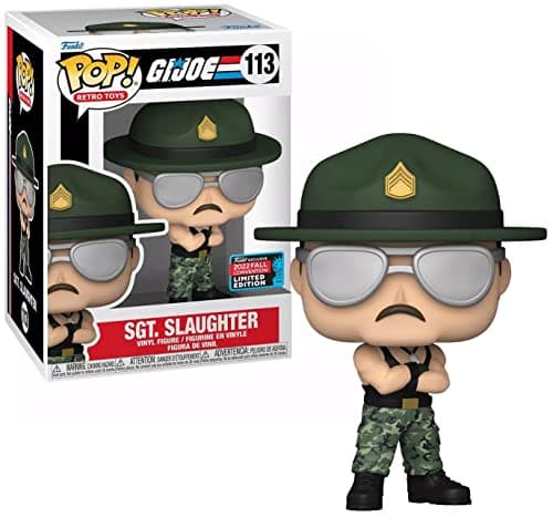 Image of Funko POP! Retro Toys: G.I. Joe SGT. Slaughter Vinyl Figure 2022 Fall Convention Exclusive
