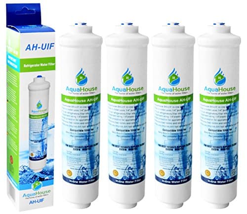 Image of 4X AquaHouse AH-UIF External Fridge Water Filter fits Samsung & Haier Fridge Freezer Models with External Filters only