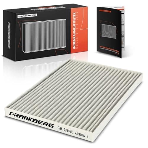 Image of Frankberg Cabin Air Filter with Activated Carbon Filter Compatible with Qashqai +2 I J10 JJ10E NJ10 1.5L-2.0L 2007-2013 X-Trail T31 2.0L 2.5L 2007-2013 Replace# 27277JD10A
