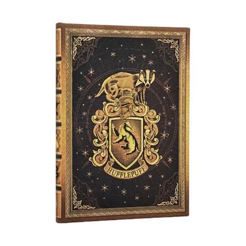 Image of Hufflepuff Journal (Harry Potter Collection) Midi Custom Lined (Elastic Band Closure)