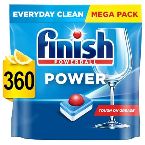 Image of Finish Powerball All in 1 Max Lemon Dishwasher Mega Value 4x90 Tablets