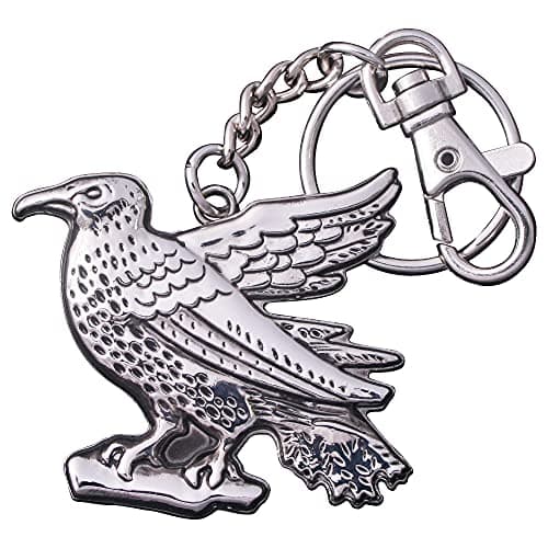 Image of The Noble Collection Harry Potter Ravenclaw Mascot Keychain - 5in (10cm) Raven House Mascot Keychain - Officially Licensed Film Set Movie Props Gifts Merchandise