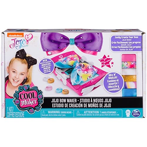 Image of Cool Maker - JoJo Siwa Bow Maker with Rainbow and Unicorn Patterns, for Ages 6 and Up