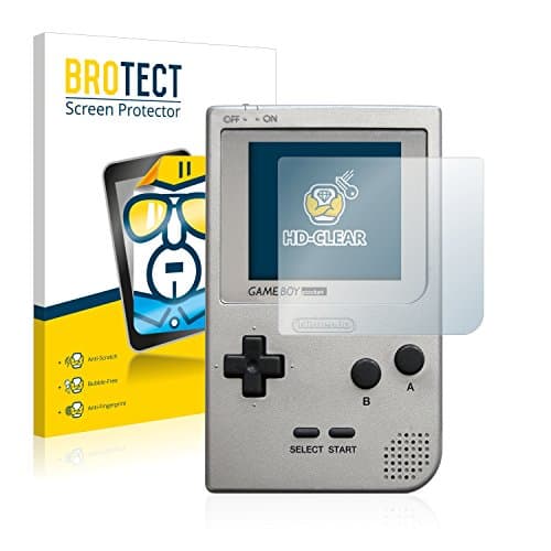 Image of brotect Screen Protector compatible with Nintendo Gameboy Pocket (2 Pack) - HD-Clear Protection Film
