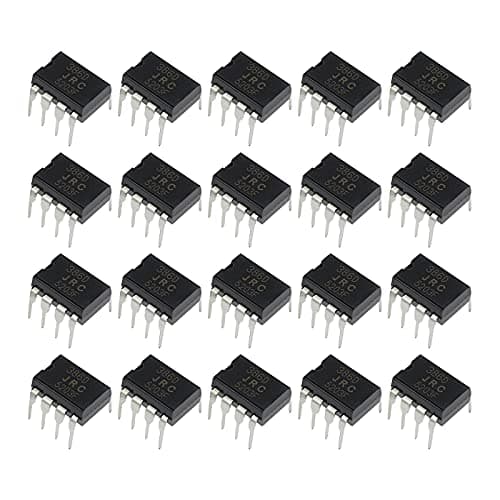 Image of eMagTech 20x Electronic Components LM386N IC Audio Amplifier DIP8 Recorder Power Amplifier Speaker Low Input Voltage Regulator