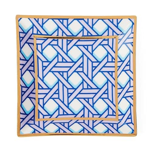 Image of Jonathan Adler Basketweave Square Tray