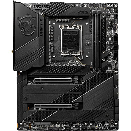 Image of MSI MEG Z690 ACE Gaming Motherboard (E-ATX, 12th Gen Intel Core, LGA 1700 Socket, DDR5, Thunderbolt 4, PCIe 5, Dual 2.5G LAN, M.2 Slots, Wi-Fi 6E)
