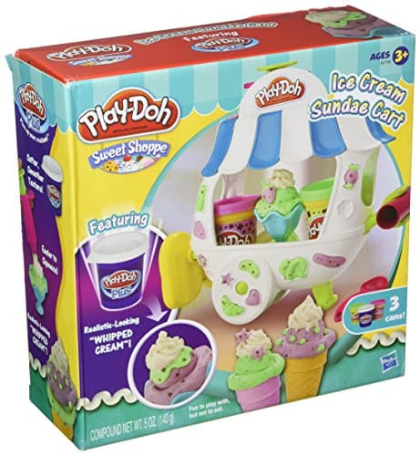 Image of Play-Doh Ice Cream Sundae Cart Playset