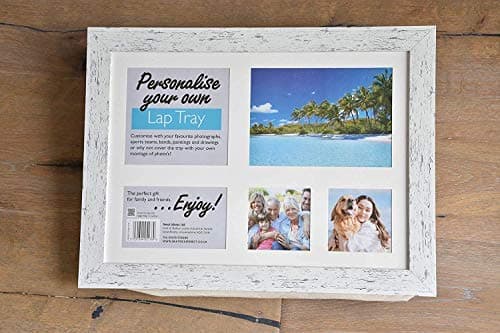 Image of Neat Ideas Personalise Your Own White Lap Tray with Photos