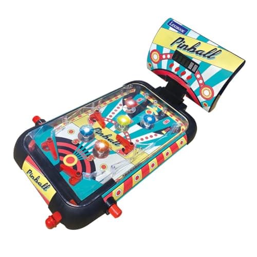 Image of LEXIBOOK, Electronic table pinball, Action and reflex game for children and family, LCD screen, light and sound effects, JG610LXB