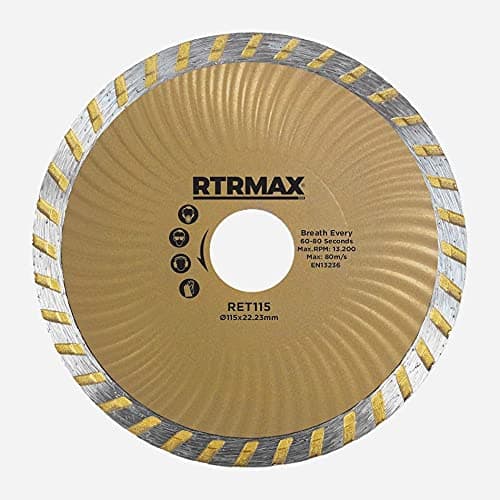 Image of 115mm Metal Cutting Discs – Sizes 115 x 22mm & 230 x 22mm Metal Cutting Discs - Fast Cutting Diamond Cutting Disc for Angle Grinder, Concrete, Stone, Marble, Granite & Masonry (1, 115 x 22mm)