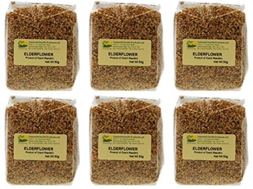 Image of (6 PACK) - Cotswold Health Products - Elderflower Tea | 50g | 6 PACK BUNDLE