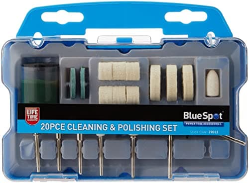 Image of Blue Spot 19013 Cleaning And Polishing Kit (20 Pieces)