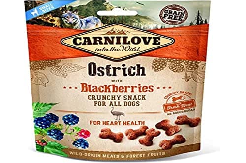 Image of Carnilove Canine Crunchy Snack Ostrich Blackberries Box 6 x 200 g 1200 g