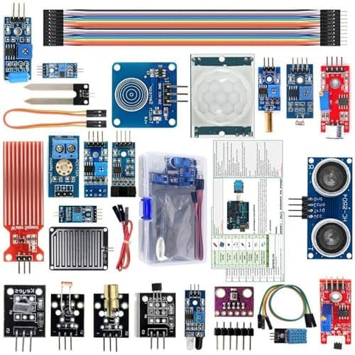 Image of Aprilsunnyzone 22-in-1 Sensor Module Kit Featuring Temperature Humidity Pressure And Light Sensors For Arduino Pi Projects