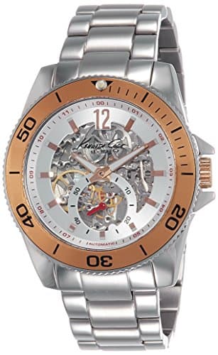 Image of Kenneth Cole New York Men's KC9254 Modern Core Triple Silver Automatic Bracelet Watch