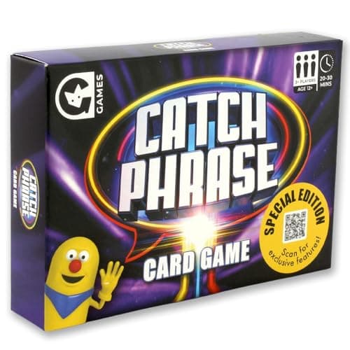 Image of Ginger Fox Catchphrase Card Game | Special Edition | For Adults and Kids Aged 12 and Over | Travel Sized Card Games for Family Game Nights, Parties and More