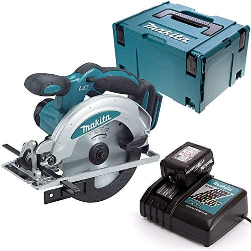 Image of Makita DSS610Z 18V Circular Saw 165mm with 1 x 5Ah Battery, Charger & Type 3 Case