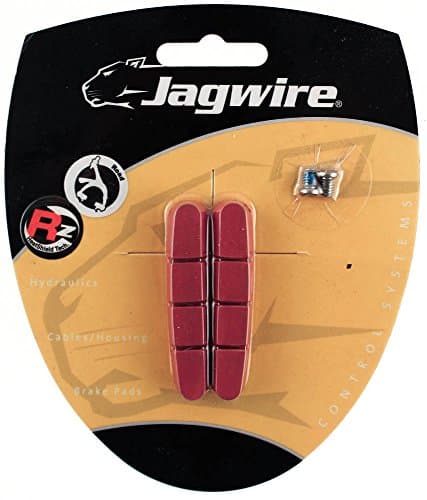 Image of Jagwire Road Pro Brake Pad Wet Insert - Red/Black