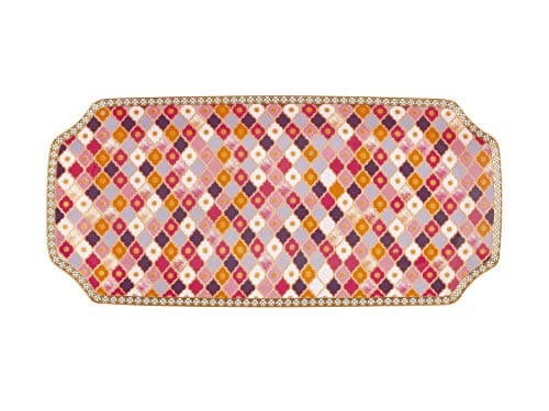 Image of Maxwell & Williams Teas & C’s Kasbah Serving Platter in Gift Box, Porcelain, Rose, 25 x 11.5 cm