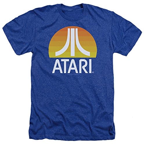 Image of Atari - Mens Sunrise Clean Heather T-Shirt, X-Large, Royal Blue