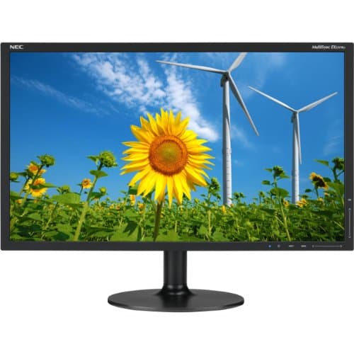 Image of NEC MultiSync EX231W - LED monitor - 23" - 1920 x 1080 FullHD - TN - 250 cd/m2 - 1000:1 - 25000:1 (dynamic) - 5 ms - DVI-I, DisplayPort - black