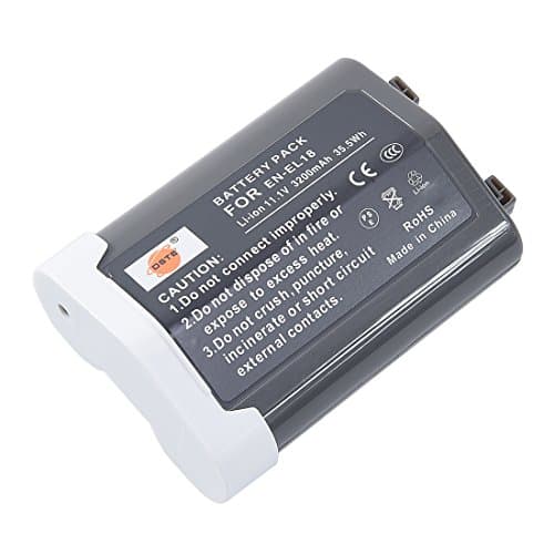 Image of DSTE Full Coded 11.1V 3200mAh EN-EL18 ENEL18 Li-ion Battery for Nikon D4 Camera Body