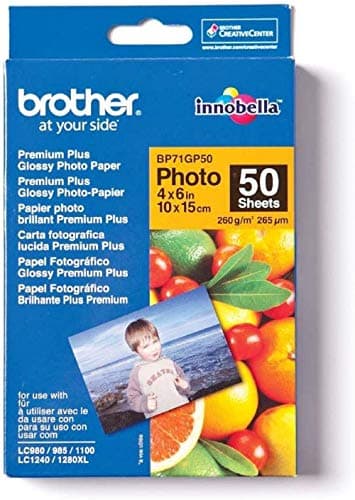 Image of Brother Innobella Premium Plus BP71GA4 - Glossy - A4 (210 x 297 mm) - 260 g/m² - 20 sheet(s) photo paper - for Brother DCP-J1140, J1200, J926, J981, T720, MFC-J1500, J4335, J4340, J5630, J739, J903