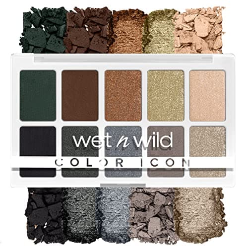 Image of wet n wild Color Icon 10-Pan Eyeshadow Makeup Palette, Blue Lights Off, Long Lasting, Shimmer, Metallic, Glittery, Matte, Rich Smooth Pigment, Cruelty Free
