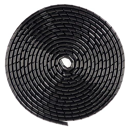 Image of 10M Spiral Cable Wrap, Cable Tidy Tube, 10m Diameter 6mm and 4mm Wire Management Sleeve Flexible Spiral Cable Wrap Kit, for TV PC Audio Laptop Ethernet Cable Mouse Cable Data Cable