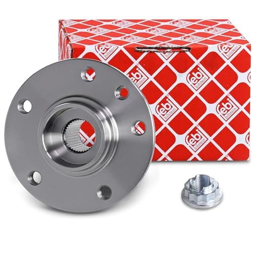 Image of febi bilstein 34800 Wheel Bearing Kit with wheel hub and axle nut, pack of one