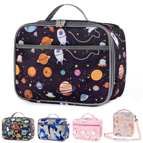 Image of MOKANI Lunch Bag Kids, Insulated Lunch Box for Boys Girls, Portable Meal Tote Kit, Back to School Gifts, Water-Resistant Multi-Compartment Bags for School Home Office Teenagers Women