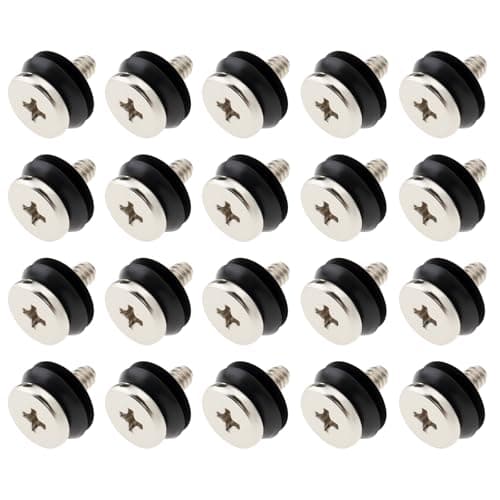 Image of VGOL 20 Sets Hard Drive Bracket Screws Washers Kits M3.5 Compatible with Fractal Suitable for Hard Drive Adapters and SSD Brackets