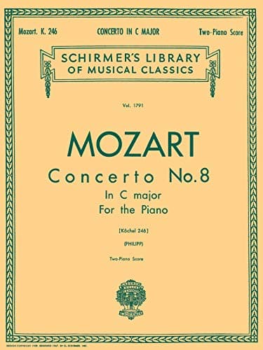 Image of Wolfgang Amadeus Mozart: Concerto No. 8 in C, K.246: Piano Duet: Instrumental