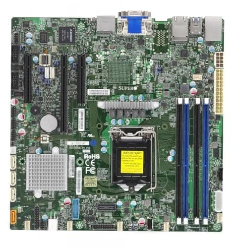 Image of SUPERMICRO MBD-X11SSZ-QF-O LGA1151 Socket, Chipset Q170 Micro ATX Motherboard - Multi-Colour