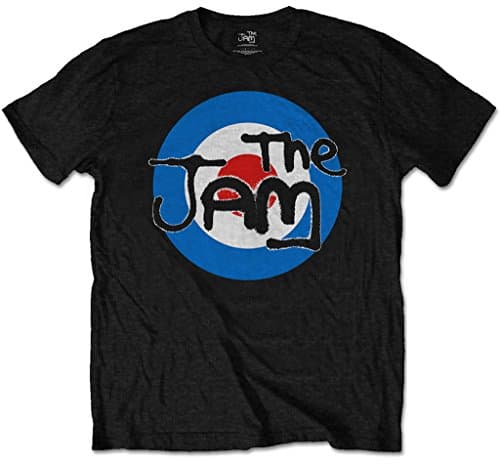 Image of The Jam 'Target Logo' Soft Hand Ink T-Shirt (2 Extra Large) Black
