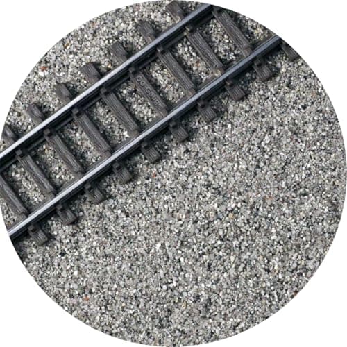 Image of OO/HO Gauge Model Railway Track Ballast - Standard Grey | 250g | Model Railway Scenery Material