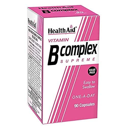 Image of HealthAid Vitamin B Complex - 90 Capsules (Pack of 1)