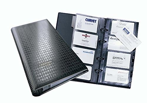 Image of Durable Visifix Centium Business Card Album for 200 Cards - Black