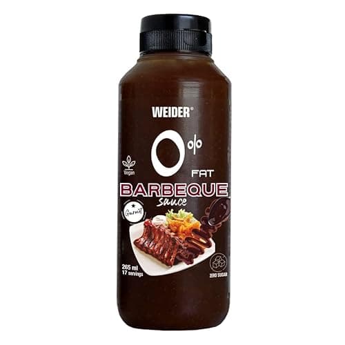 Image of Weider Zero Barbecue Sauce. Zero Fat Sauce. Zero Sugar. 265 ml