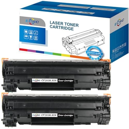 Image of ECSC Compatible Toner Cartridge Replacement for HP LaserJet Pro M201dw M201n MFP M225dn MFP M225dw Printers CF283X (2 Black)