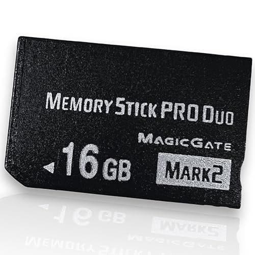 Image of QUMOX 16GB Memory Stick PRO Duo Mark2 – High-Speed Storage Card Compatible with PSP 1000/2000/3000, Digital Cameras, and Camcorders