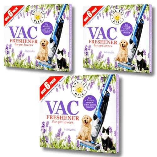 Image of UTIZ 3X Pack Vac | 18 Vac Fresheners | Lavender Extra Strength Powerful Scent For All Vacuum Hoover Handheld Bagless And Bagged Cleaners Pet Lovers (3 x 6 PACK)