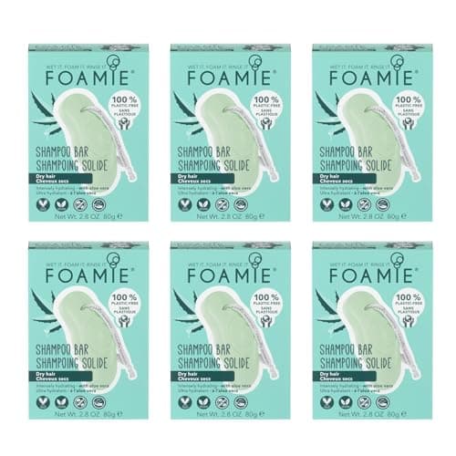 Image of FOAMIE Aloe You Vera Much Shampoo Bar for Dry Hair - 6 x 80g