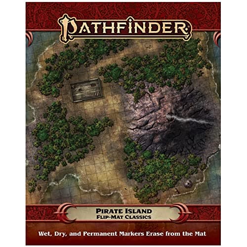 Image of PATHFINDER FLIP-MAT CLASSICS PIRATE ISLAND