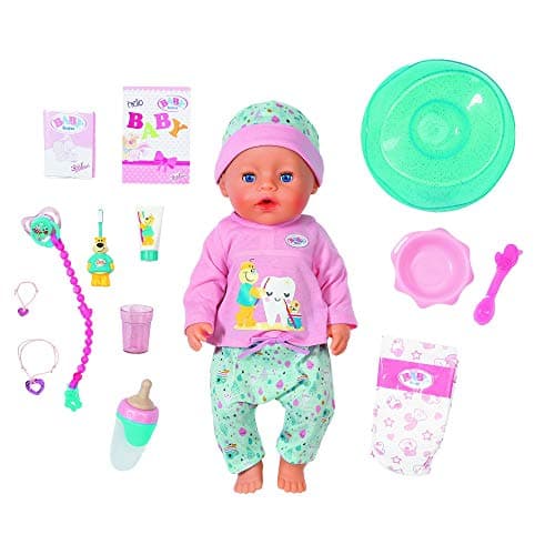 Image of BABY born 43cm Soft Touch Doll, Includes 9 Functions, Toy Figure Playset with Outfit & Accessories